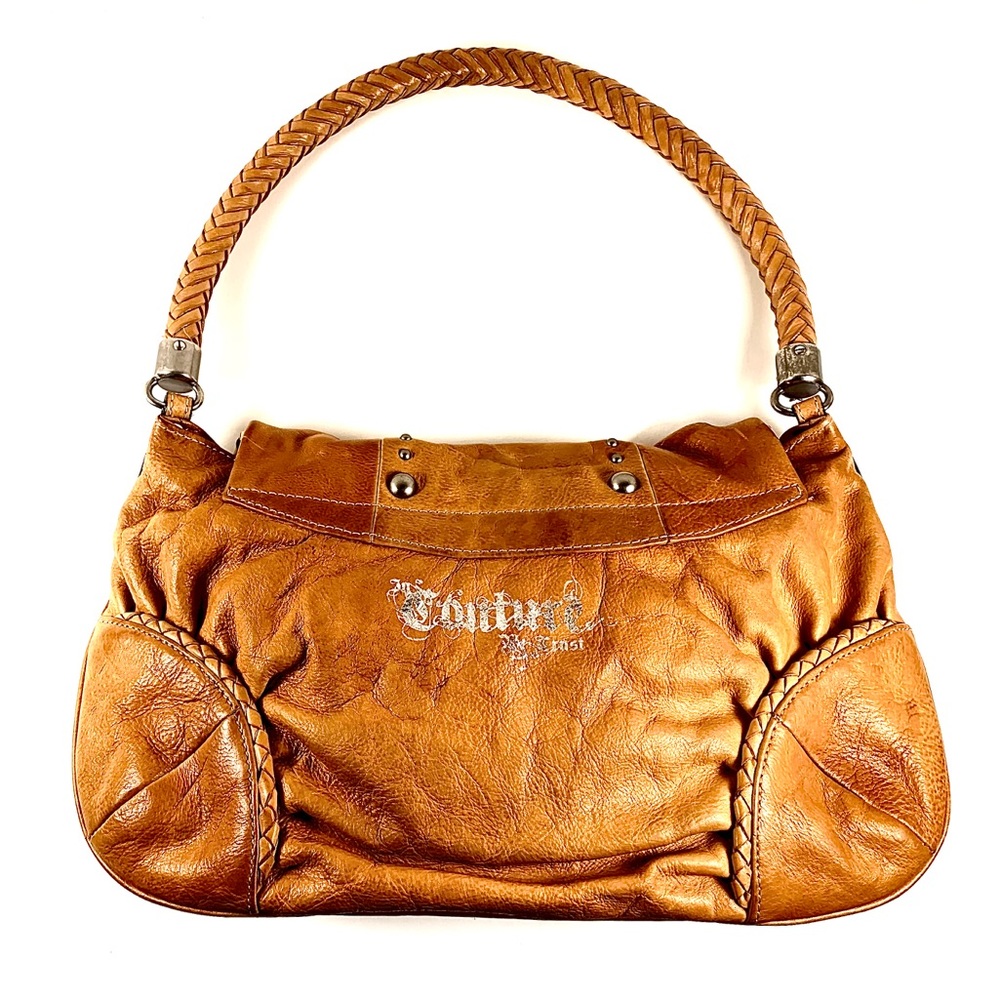 Juicy Couture brown leather shoulder handbag - Picture 2 of 11